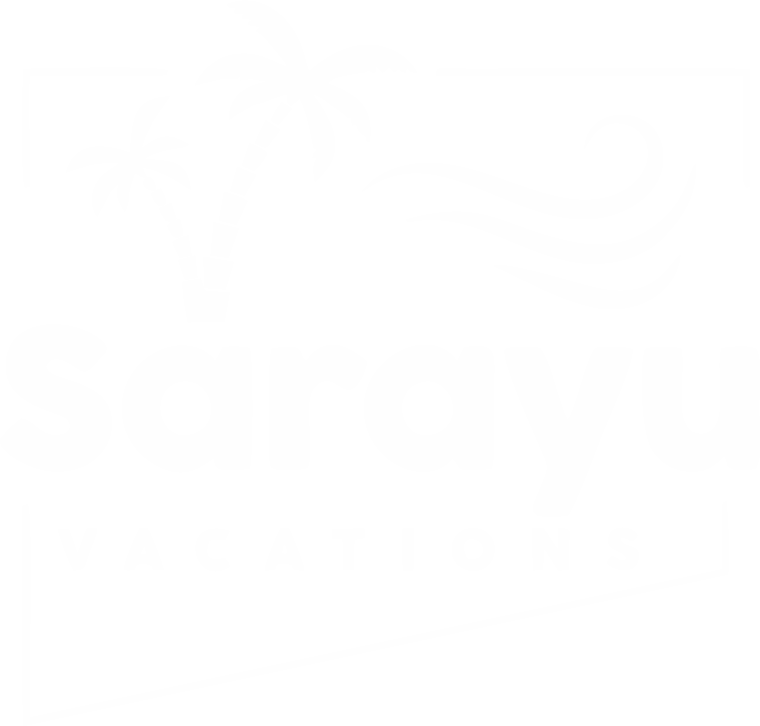 Sarayu Vacations Logo Blanco